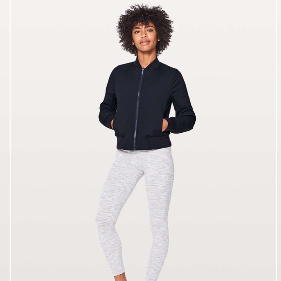 lululemon athletica Non-Stop Bomber Jacket size 10 - Picture 3 of 16